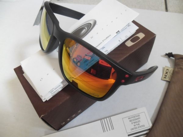 Oakley Holbrook Ducatti - Matte Black/Ruby Iridium